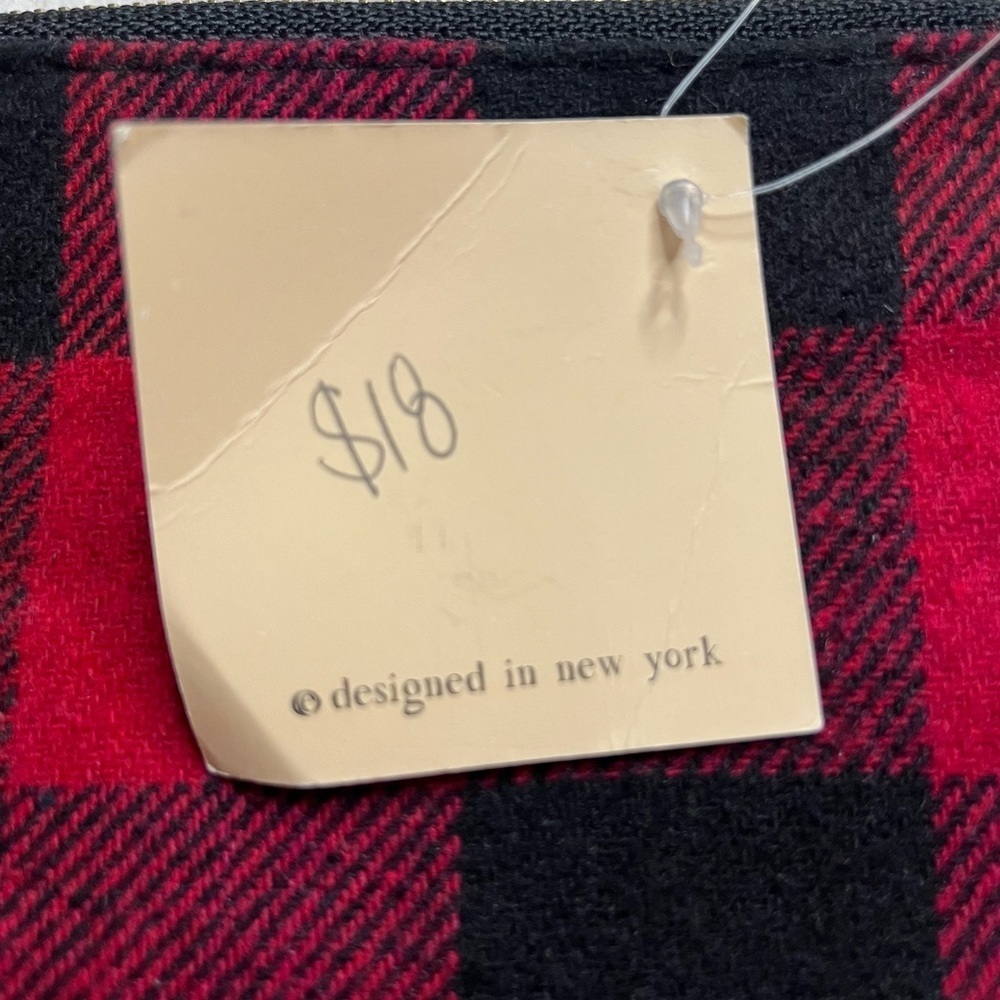 L.I.B New York Buffalo Plaid Clutch - Picture 8 of 8